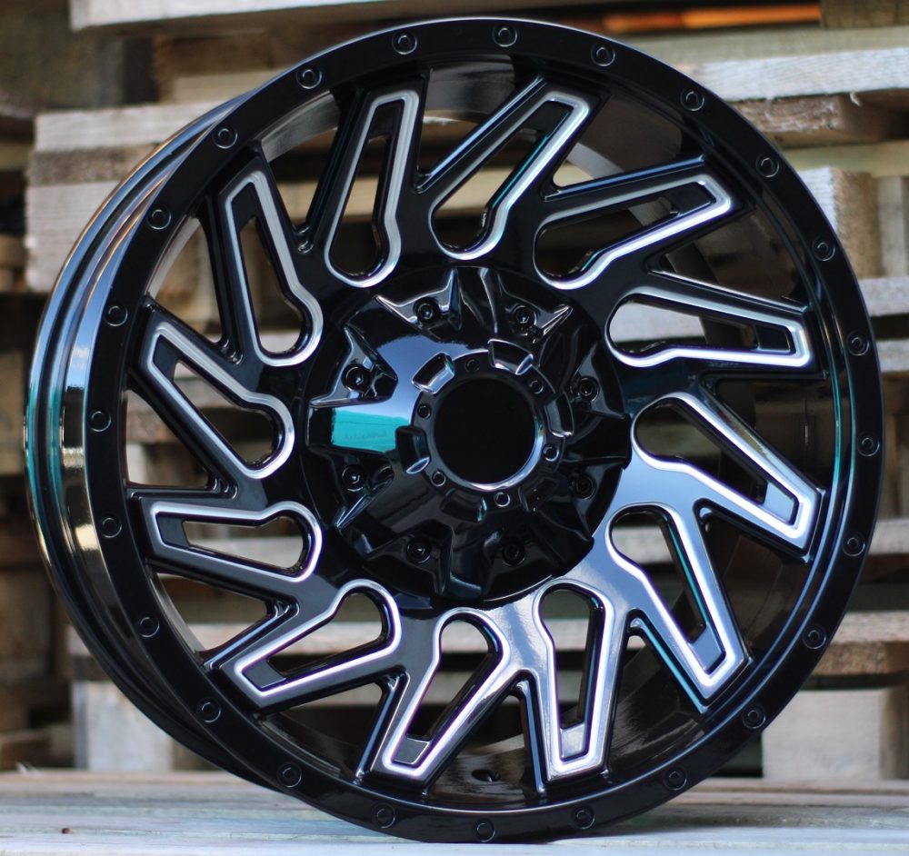 valuveljed JIL Wheels Q1283Black(BL)4X4(K4)(Milling)
