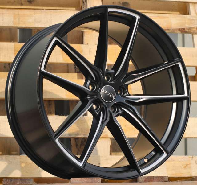 aluvanteet Haxer HX045BlackHalfMatt(BLHM)HAXER(Z2)(Milling)
