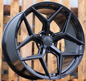 aluvanteet Haxer HX04FBlack(BL)HAXER(K4+K2)((MaxLoad815kg.)Front+RearHYB