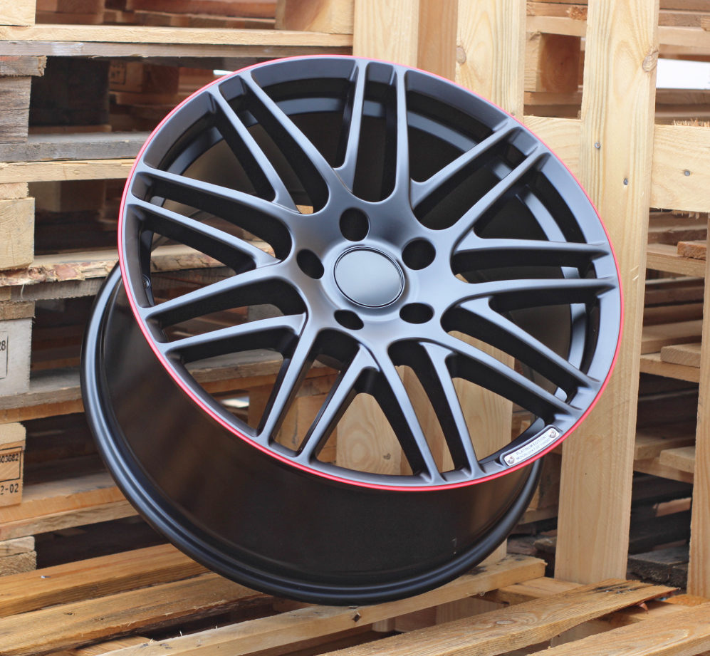 valuveljed JIL Wheels 8102BlackHalfMatt+RedLip(BLHMRL)MER(K3)(STYLEBRABUS(AKC