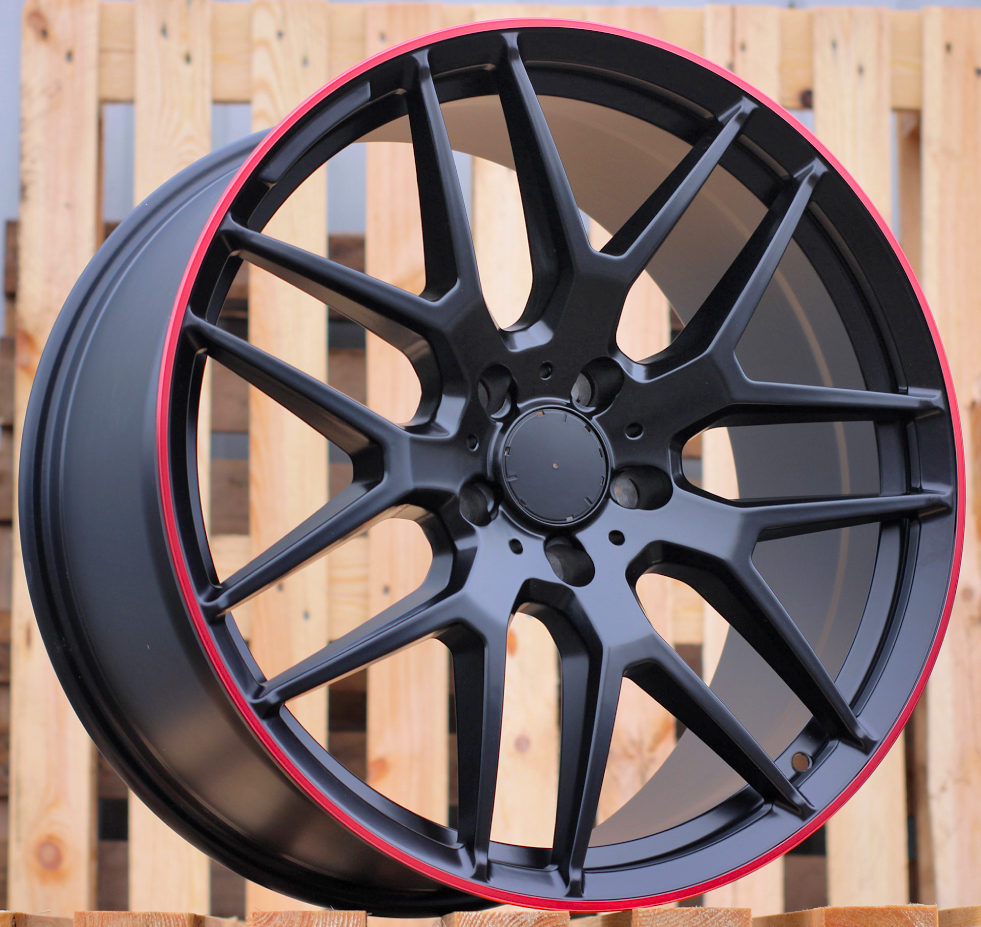 valuveljed JIL Wheels FE115(HE762)Black+RedLine(BR)MER(P1)((AKC150Eur))