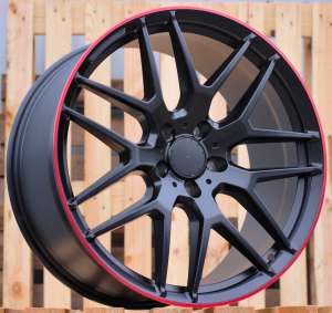 aluvanteet JIL Wheels FE115(HE762)Black+RedLine(BR)MER(P1)((AKC150Eur))