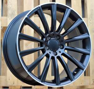 aluvanteet JIL Wheels B1048BlackHalfMatt+Poli