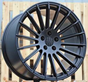 aluvanteet JIL Wheels A1227(HX010)BlackMatt(BM)HAXER(K7+P)(Rear+Front(NEWCAP)